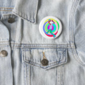 Badge Rond 5 Cm Logo de DANSE de SECOUSSE (En situation)