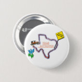 Badge Rond 5 Cm Logo de Daytripper du Bouton-Texas (Devant & derrière)