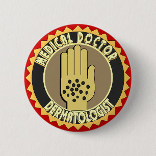 Badge Rond 5 Cm LOGO de dermatologue