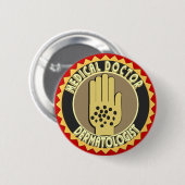 Badge Rond 5 Cm LOGO de dermatologue (Devant & derrière)