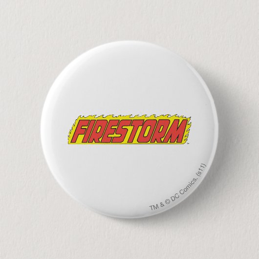 Badge Rond 5 Cm Logo de Firestorm (Devant)