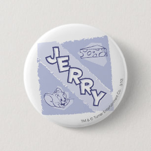 Badge Rond 5 Cm Logo de fromage bleu de Jerry