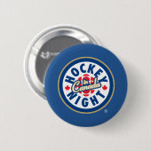 Badge Rond 5 Cm  Logo de Hockey Night in Canada (Devant & derrière)