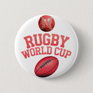 Badge Rond 5 Cm Logo de la Coupe du monde de rugby avec placement
