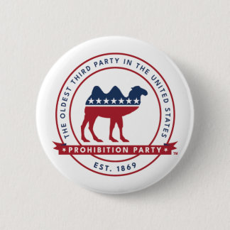 Badge Rond 5 Cm Logo de la Interdiction Party 1869