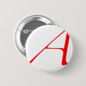 Badge Rond 5 Cm Logo de l'athée "A" (Devant & derrière)
