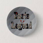 Badge Rond 5 Cm Logo de l'image Darts Legend, (Devant)