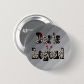 Badge Rond 5 Cm Logo de l'image Darts Legend, (Devant & derrière)