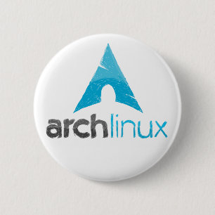 Badge Rond 5 Cm Logo de Linux de voûte
