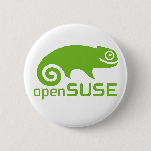 Badge Rond 5 Cm logo de Linux d'openSuzie (Devant)