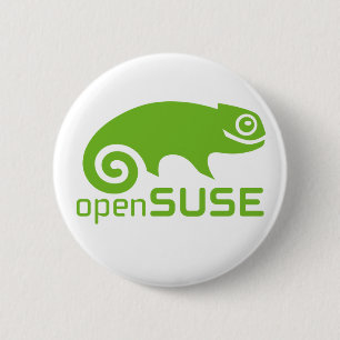 Badge Rond 5 Cm logo de Linux d'openSuzie