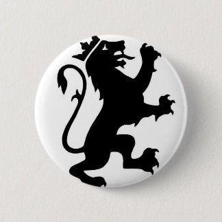 Badge Rond 5 Cm Logo de lion