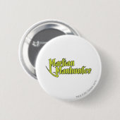 Badge Rond 5 Cm Logo de Martian Manhunter (Devant & derrière)