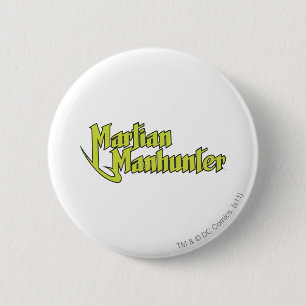Badge Rond 5 Cm Logo de Martian Manhunter
