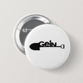 Badge Rond 5 Cm logo de pelle à gein (Devant & derrière)
