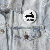 Badge Rond 5 Cm Logo de PoolChick (En situation)
