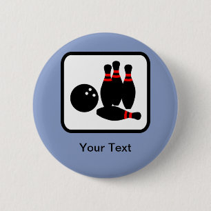 Badge Rond 5 Cm Logo de quilles personnalisable
