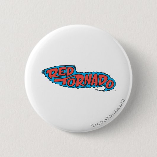 Badge Rond 5 Cm Logo de Red Tornado (Devant)