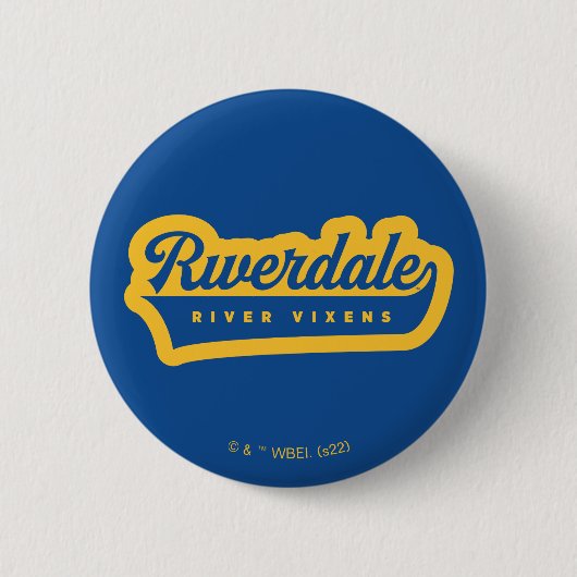 Badge Rond 5 Cm Logo de Riverdale River Vixens (Devant)