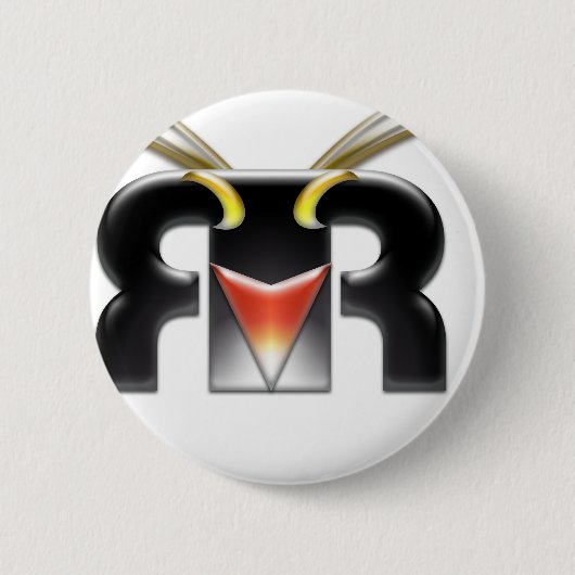 Badge Rond 5 Cm Logo de Rockhopper VFX (Devant)