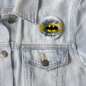 Badge Rond 5 Cm Logo Décoré Batman (En situation)