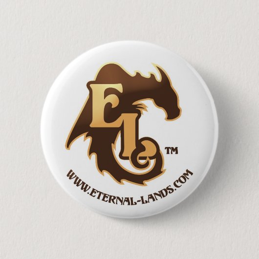 Badge Rond 5 Cm Logo d'EL - bouton (Devant)