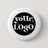 Badge Rond 5 Cm Logo d'entreprise de marque (Devant)