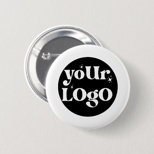 Badge Rond 5 Cm Logo d'entreprise de marque (Devant & derrière)