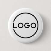 Badge Rond 5 Cm Logo d'entreprise personnalisé (Devant)