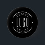 Badge Rond 5 Cm Logo d'entreprise personnalisée moderne marque com<br><div class="desc">Logo d'entreprise personnalisée moderne marque commerciale</div>