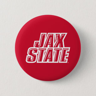 Badge Rond 5 Cm Logo d'état de Jacksonville State University JAX S