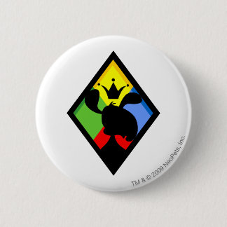 Badge Rond 5 Cm Logo d'île de Roo d'équipe