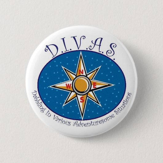 Badge Rond 5 Cm logo divas3 (Devant)