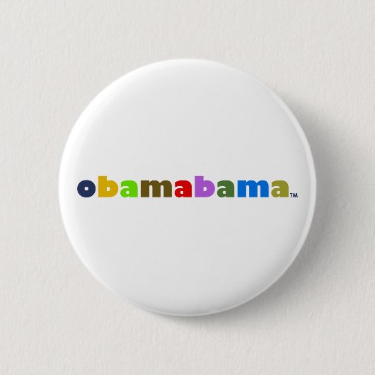 Badge Rond 5 Cm logo d'obamabama (Devant)
