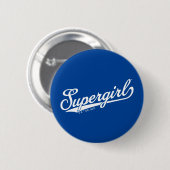 Badge Rond 5 Cm Logo du nom étoilé Supergirl Baseball (Devant & derrière)