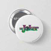 Badge Rond 5 Cm Logo du nom Joker (Devant & derrière)