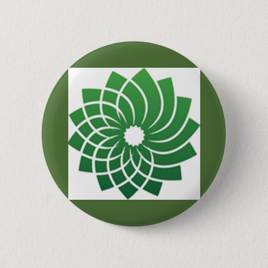 Badge Rond 5 Cm Logo du Parti Vert (Devant)