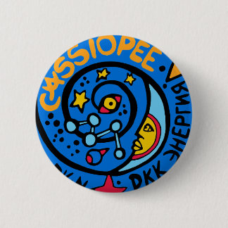 Badge Rond 5 Cm Logo du patch de mission Mir-Cassiopee