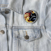 Badge Rond 5 Cm Logo du patch de mission NASA Apollo 17 (En situation)