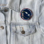 Badge Rond 5 Cm Logo du patch de mission NASA Apollo 9 (En situation)