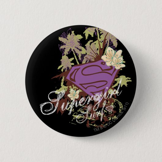 Badge Rond 5 Cm Logo du Surf Supergirl (Devant)
