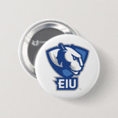 Badge Rond 5 Cm Logo Eastern Illinois University Panthers (Devant & derrière)