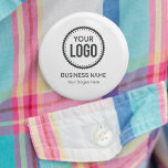 Badge Rond 5 Cm Logo Et Slogan Personnalisés Avec Promotions<br><div class="desc">Personnalisez un bouton avec ce modèle simple et minimaliste, et faites la promotion de votre entreprise ou de votre entreprise pour augmenter les prospects et générer plus de ventes. Ajoutez vos détails, tout le style de texte, les couleurs, les tailles peuvent être modifiés pour répondre à vos besoins. Si vous...</div>