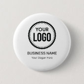 Badge Rond 5 Cm Logo Et Slogan Personnalisés Avec Promotions (Devant)
