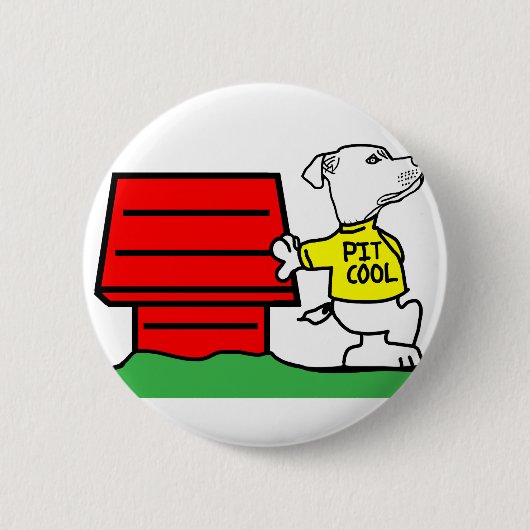 BADGE ROND 5 CM LOGO FRAIS DE PITBULL DE MINE (Devant)