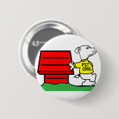 BADGE ROND 5 CM LOGO FRAIS DE PITBULL DE MINE (Devant & derrière)