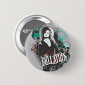 Badge Rond 5 Cm Logo graphique de Bellatrix Lestrange (Devant & derrière)