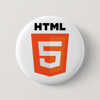 Badge Rond 5 Cm Logo HTML 5