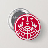 Badge Rond 5 Cm Logo IWW (Devant & derrière)