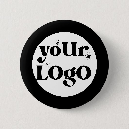 Badge Rond 5 Cm Logo minimaliste (Devant)